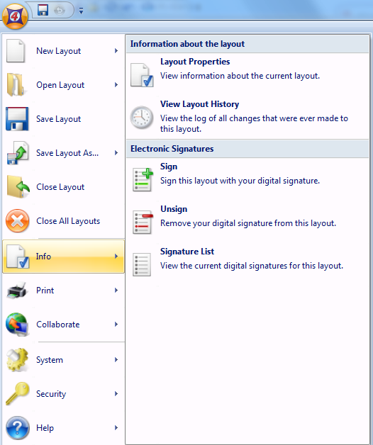 图32.1  Electronic Signatures Gallery (电子签名选项)